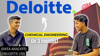 How to get into Deloitte as a fresher  DATA ANALYST  Interview and aptitude test Preparation tips [upl. by Ahsinet]