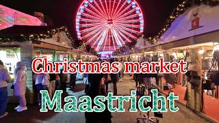 Christmas Market Maastricht Netherlands [upl. by Mahan]