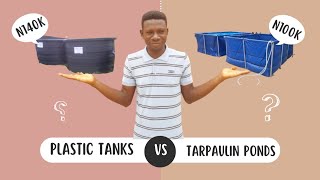 Fish Tanks or Tarpaulin Fish Ponds [upl. by Anatolio]