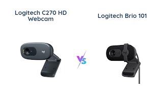 🎥 Logitech C270 HD Webcam vs Logitech Brio 101 Full HD Webcam 🌟 [upl. by Alyhc809]