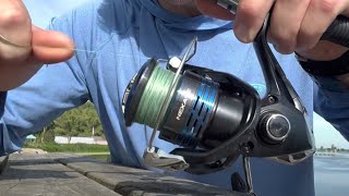 Stop making this MISTAKE WHEN SPOOLING your spinning reel with BRAIDED LINE [upl. by Olegnad295]