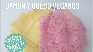 JAMÓN y QUESO VEGANO en FETAS  Recetas Vegetarian [upl. by Anoirb]