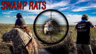 Hunting Giant Swamp Rats  Invasive Nutria Population Control [upl. by Heigho]