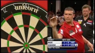 Wade Illness  vs Osborne Last Leg  World Grand Prix 2012 [upl. by Johnnie]