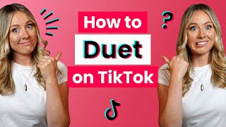 How to Duet on TikTok in 2022 Easy Tutorial [upl. by Tillinger]