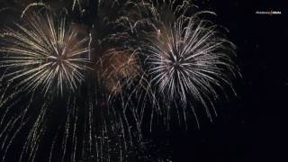 fuegos artificiales valparaiso 2017  high drone chile [upl. by Eemyaj]