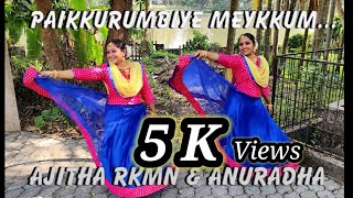 Paikurumbiye Meykkum Dance Cover Ajitha Rkmn and Anuradha [upl. by Emelun483]