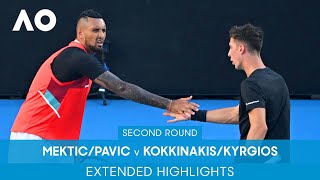 MekticPavic v KokkinakisKyrgios Extended Highlights 2R  Australian Open 2022 [upl. by Osbourn]