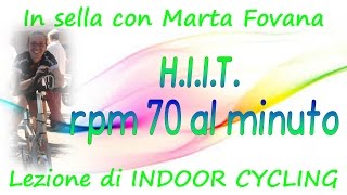 38 In sella con Marta Fovana HIIT salita [upl. by Ititrefen]