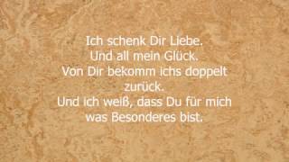 Geboren um Dich zu lieben  Nik P feat DJ Ötzi Karaoke Lyrics [upl. by Ainafetse]