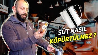 Süt Nasıl Köpürtülmez köpürttü  Varona Coffee [upl. by Aihsekyw878]