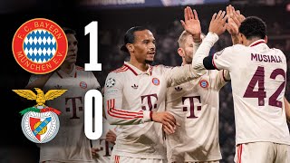 Bayern beat Benfica with Musiala header  Highlights Champions League [upl. by Ayotan]