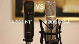 Mic Comparison Rode NT2a vs Rode NT1 [upl. by Lirva]