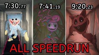 Poppy Playtime Chapter 1 2 3 ALL SPEEDRUNS [upl. by Sawyer995]