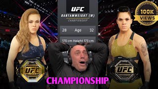 RONDA ROUSEY VS AMANDA NUNES  Best Fight UFC [upl. by Notlim485]