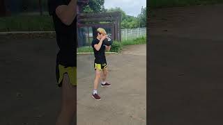 Pierre grandjean 13 ans il a fait un exercice avec la médecine balle de 4 kilos 🥊🥊 [upl. by Ahsinahs]