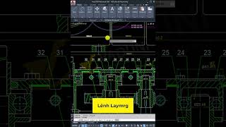 Cách sử dụng lệnh Laymrg để đổi layer trong AutoCAD autocad1phut họcautocad autocad [upl. by Sila]