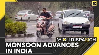 Monsoon advances brings relief from heatwave in North India  WION Dispatch [upl. by Joana]