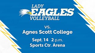 Lady Eagles Volleyball vs Agnes Scott College at 2 pm on 91424 [upl. by Prospero]