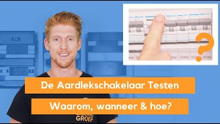 De Aardlekschakelaar Testen  Waarom en hoe test je een Aardlekbeveiliging ook aardlek automaat [upl. by Artinak]