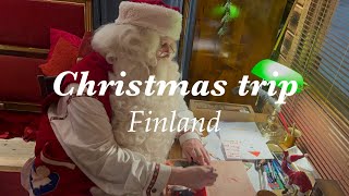 🎄Christmas trip 🇫🇮Finland  Santa Claus Village🎅 Snowmobile activity🎿🛷 Helsinki❄️ [upl. by Hidie903]