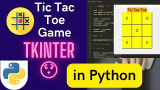 Play with AI Tic Tac Toe Python tkinter  11 [upl. by Anawot491]