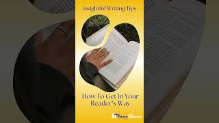 How To Get In Your Reader’s Way writingtips davidfarland writercoach writersconnection [upl. by Barnard]