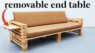 How to build a DIY 2x4 Sofa for 160 [upl. by Amersham]