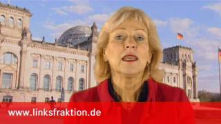 DIE LINKE Dagmar Enkelmann Statt Verschuldung brauchen wir ein gerechtes Steuersystem [upl. by Pentheas61]