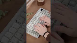 V75 Plus with CIDOO Matte switch cidoo asmrtyping asmr typing keyboardasmr satisfyingasmr [upl. by Casi963]