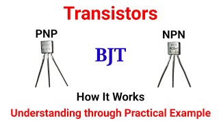 How BJT Transistors work  NPN amp PNP Working as Switches with Practical Applications  Urdu  Hindi [upl. by Siro917]