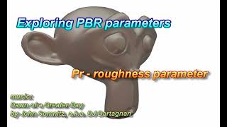 pbr rendering impact of changing the roughness parameters value [upl. by Carolynne]