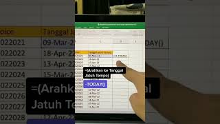 Menghitung jumlah hari di microsoft excel [upl. by Anival]