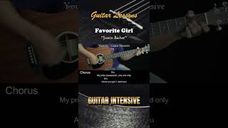 Favorite Girl  Justin Bieber  EASY Guitar Tutorial with Chords  Lyrics guitarchords [upl. by Sil]