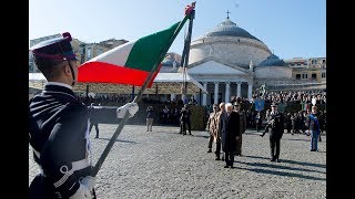 Mattarella al giuramento allievi del 230° Corso della Scuola Militare Nunziatella [upl. by Gnus451]