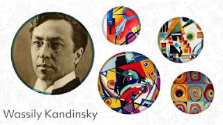 TUTORIAL Wassily Kandinsky  Art Shapes [upl. by Nyrrat]