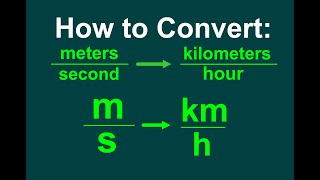 Converting ms to kmh EASY [upl. by Lachance]