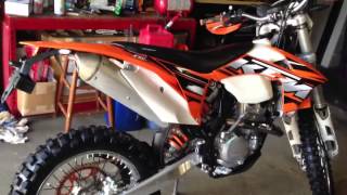 2013 KTM 350 excf review [upl. by Llerrut]