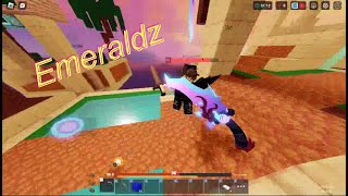 EVELYNN vs BARBARIAN Roblox Bedwars [upl. by Aremat]