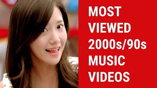 TOP 100 MOST VIEWED 2000s90s KPOP MUSIC VIDEOS [upl. by Yruy]