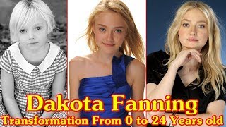 Dakota Fanning transformation from 0 to 24 Years old [upl. by Adamok]