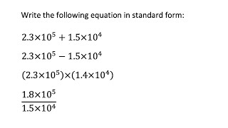 Standard Form of a number Random Exercise 33 standardform [upl. by Euqinotna]