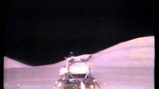 Apollo 17 Part 7 The LEM Liftoff from The Moon [upl. by Yttisahc]