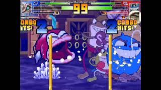 MUGEN battle 4516 Sea Creatures vs Inkwell Isle One Bosses [upl. by Aribold792]