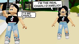 PRETENDING TO BE CHARLI DAMELIO BROOKHAVEN ROLEPLAY  JKREW GAMING [upl. by Serrell617]