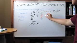 How to Calculate Your Grade in a Class [upl. by Corene672]