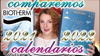 Calendario Biotherm 2022 Lo comparamos con el calendario del año pasado biotherm skincarecalendar [upl. by Kier]