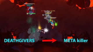 2v2 death givers  Albion online  west give away [upl. by Moreville]