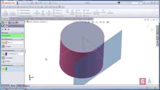 Creating Tangent Planes in SolidWorks [upl. by Jaquelin]