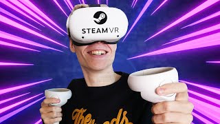 How To Play Oculus amp Steam PC VR Games On Your Oculus Meta Quest 2 [upl. by Bianchi785]